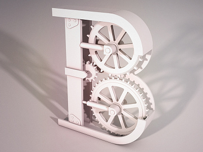 "Letter B" - Mechanical Lettering Project Pt.2