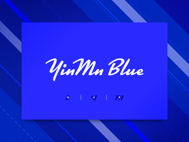 YInMn Blue by Jonathan Henderson on Dribbble