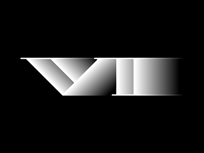 VI branding design gradient i illustration logo typography v