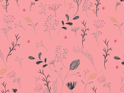 Plants full print pattern