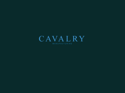 CAVALRY manufacturing branding graphic design logo wordmark