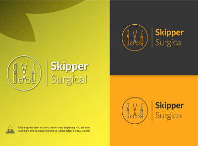 Skipper Surgical (Logo) 3d animation branding graphic design logo motion graphics ui