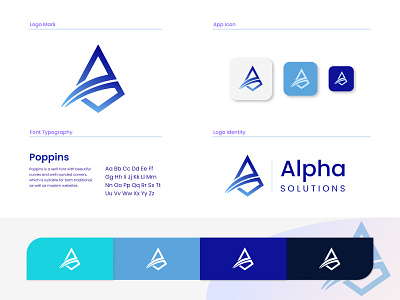 Alpha Solutions (Logo) 2020 logo brand designer branding creative logo favicon identity design logo logo designer logo designs logo folio logo mockups minimal logo modern logo ui