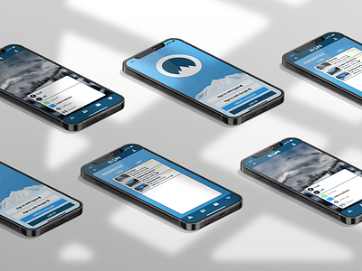 Winter Sports App UI Design