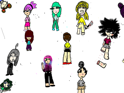 idk just some characters cianazays drawingssssssssssssssss