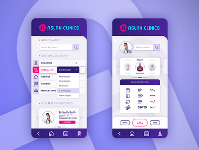 Medical app template adobe xd app design application doctor app health app medical app patient app ui ux ui design ux design