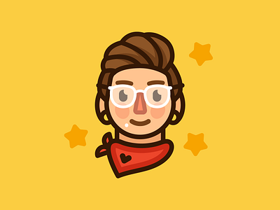 JAN21 Selfie avatar illustration portrait selfie vector