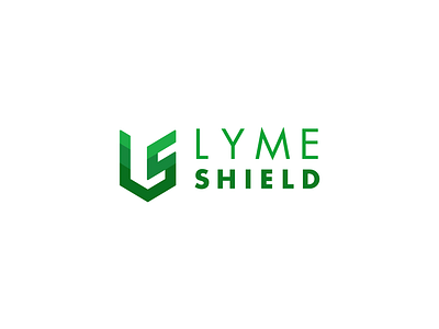 LymeShield Logo branding design grass logo logo design lyme nature shield