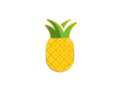 Pineapple fruit icon pictogram pineapple vector