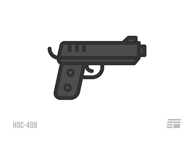 HOC-408 fu2016 gun gun violence house of cards icon illustration pictogram shooting vector