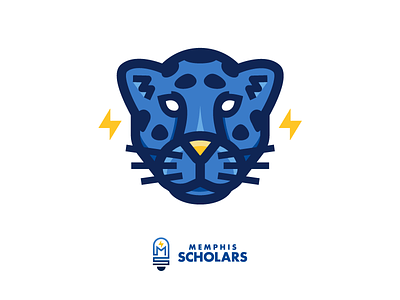 Memphis Scholars Jaguar education education logo illustration jaguar mark mascot mascot design scholar school