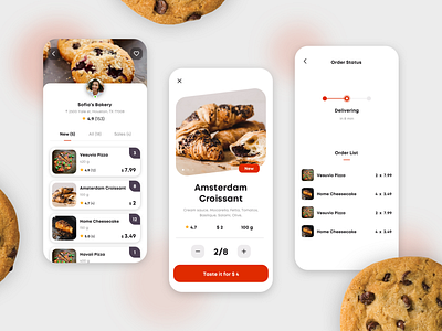 Home Bakery App Design