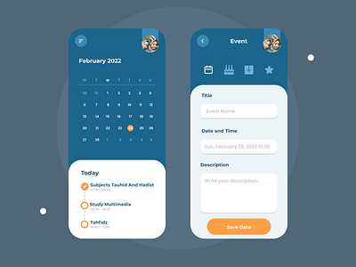 Redesign UI Calender.