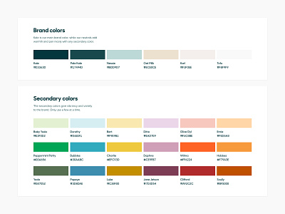 Zendesk Brand Color Palette brand design brand identity branding color graphic design palette