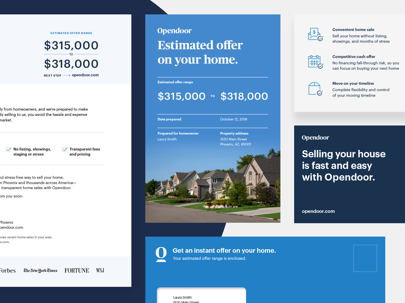 Direct Mail by Claire Moore for Opendoor Design on Dribbble