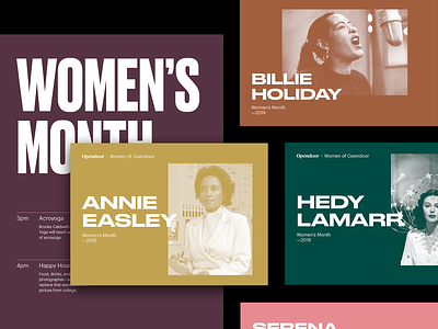 Women's Month branding colorful graphic design history typography women women empowerment
