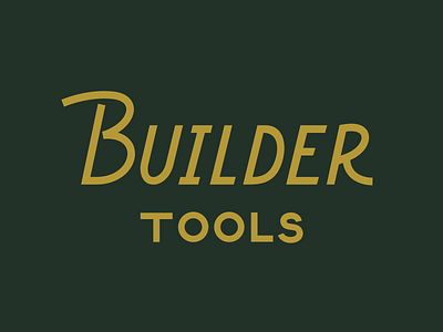 Builder Tools branding design construction custom type design figma home renovation identity logo management realestate vector