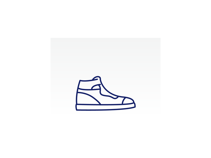 don't blink 👀 design illustration minimal shoe sneakers