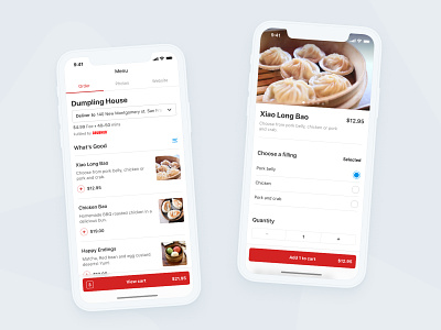 Delivery Explorations 🥡 delivery design exploration food fresh ios mobile ui yelp