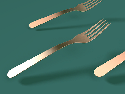 Fork You 🍴 3d 3d modeling ae c4d fork industrial design render