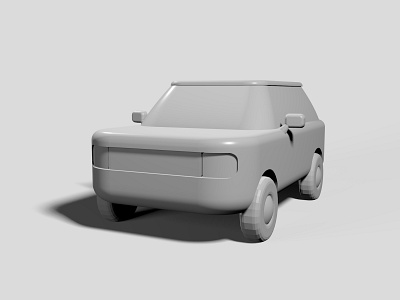 work in progress 3D Suv model 3d art 3d model ae c4d car suv