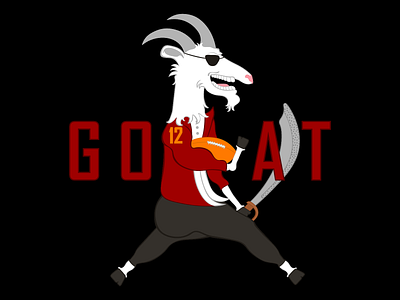 G O A T apparel art design graphic design illustration illustrator logo web website