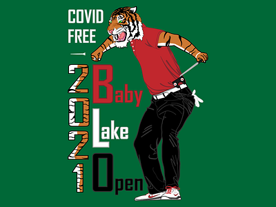2021 Baby Lake Open apparel art design graphic design illustration illustrator logo