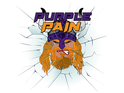 Purple Pain art branding design graphic design illustration illustrator logo web website