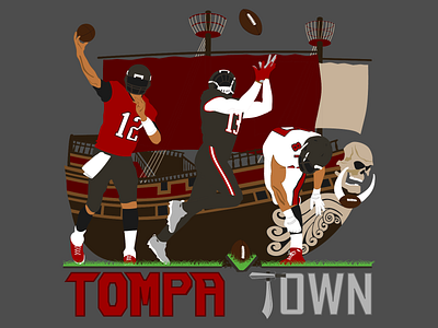 Tompa Town apparel art design graphic design illustration illustrator