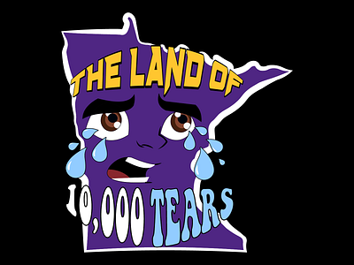 The Land of 10,000 Tears Logo art branding design graphic design illustration illustrator logo