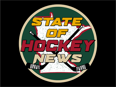 State Of Hockey News Logo art branding design graphic design illustration illustrator logo