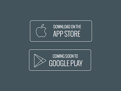 App Store & Google Play Buttons android app store buttons google play iphone