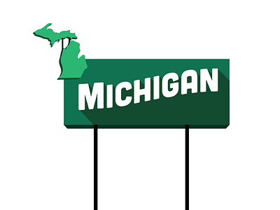 Roadshow Road Sign Series: Michigan
