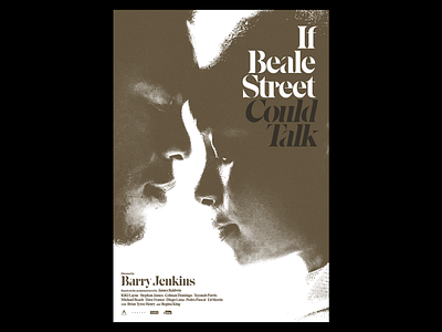If Beale Street Could Talk branding cover design experiment film font illustration logo movie poster poster a day poster art poster challenge product simple type typography