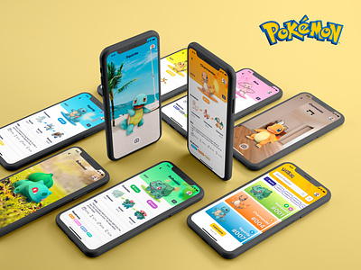 Pokedex App - Design Exploration app game ios mobile nintendo pokedex pokemon pokemon go pokédex pokémon ui uidesign