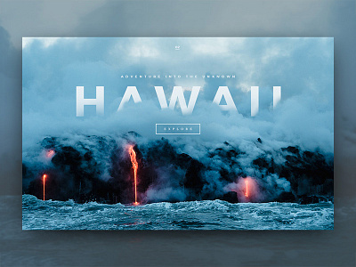 Ha-va-ee design hawaii lava ui ux volcano web