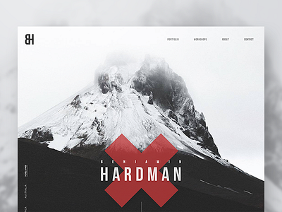 Benjamin Hardman benjamin design digital hardman photography ui ux web