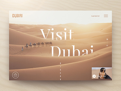 Visit Dubai design dubai tourism ui ux web