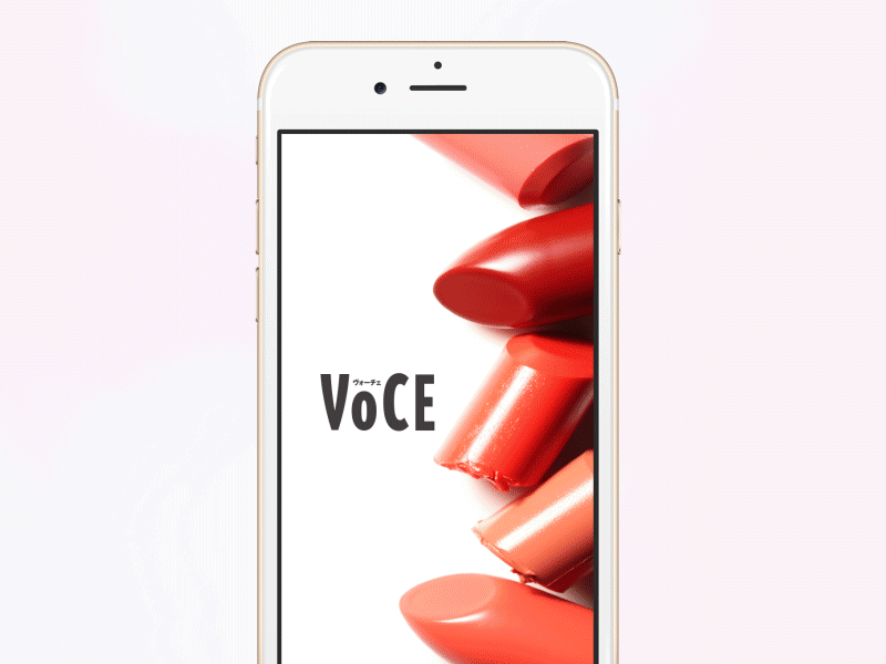 VOCE iOS App Splash Screen app ios ui