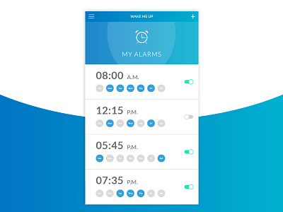 Wake Me Up UI Challenge