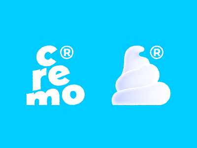 "cremo" Logotype & mark branding creative design cremo design icecream logotype mark vector
