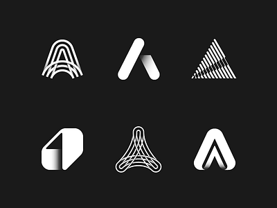 Alphabet project A vol.1 1 a letter letterform logo logotype mark monogram symbol typography