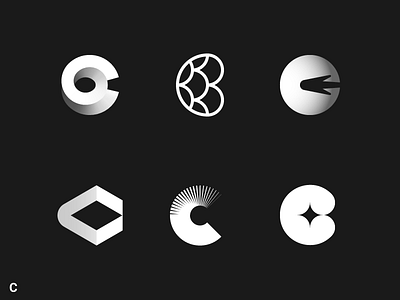 Alphabet project C vol.1 c letter letterform logo logotype mark monogram symbol typography