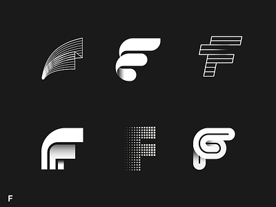 Alphabet project F vol.1 f fork letter letterform lettermark logo logotype mark meat monogram symbol typography