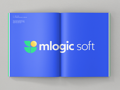 logo for mlogic soft dandelion design logo mark mlogic soft module style-guide symbol