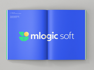 logo for mlogic soft dandelion design logo mark mlogic soft module style guide symbol