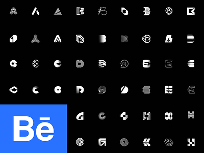 alphabet project part 1 a b branding c d design e f g h icon illustration letter letterform logo logotype mark symbol typography vector