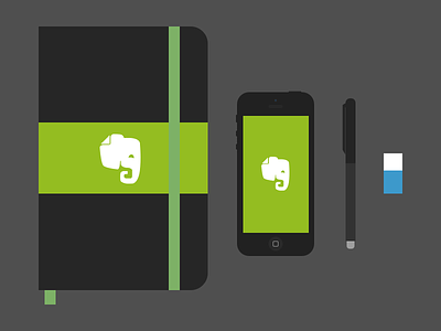 working with Evernote evernote flat design sketch sketch 2