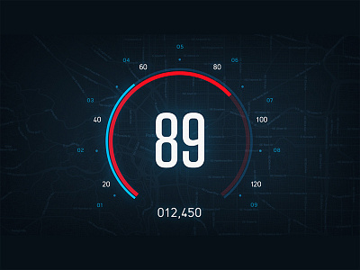 YoriMoto App interface app digital design iphone motorcycle speedometer ui ux