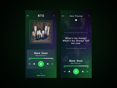 Music Player | Daily UI 009 app daily 100 challenge daily ui dailyui dailyui009 dailyui09 dailyui9 dailyuichallenge gradient media mobile app music music app music app ui music player music player ui player song ui